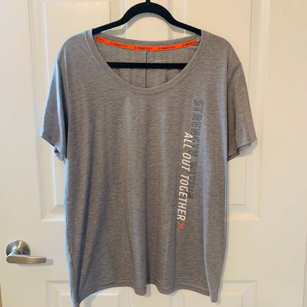 Orangetheory Fitness Women's Strength Within All Out Together Tee, Size XL, EUC